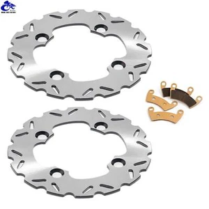 2PCS Front Brake Disc Rotors + Pads for Polaris Ranger 900 XP 2013-2019 5254999 - Picture 1 of 11