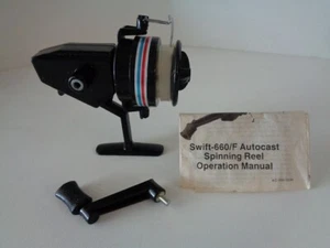 SWIFT 660/F AUTOCAST SPINNING REEL + OPERATION INSTRUCTIONS, NEW - Picture 1 of 1