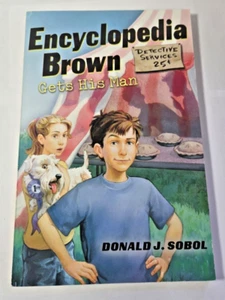 Book Four Encyclopedia Brown Gets His Man Donald J. Sobol Soft Cover - Picture 1 of 6