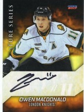 2016/17 London Knights Signature Series Autographs - OWEN MacDONALD