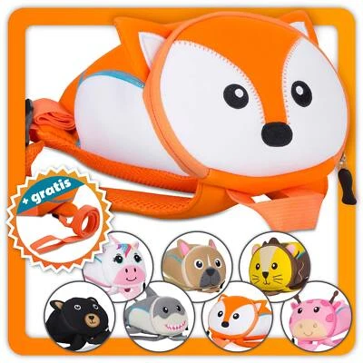 Kinder Rucksack Kindergarten Kinderrucksack für Kleinkinder mit Sicherheitsleine - Bild 1 von 4