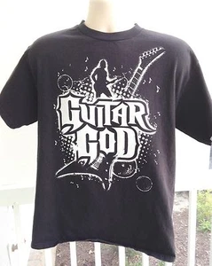 GUITAR GOD MUSICAL LEGEND Electric Black Tee Shirt Kurzarm T-Shirt Gr. L - Bild 1 von 3