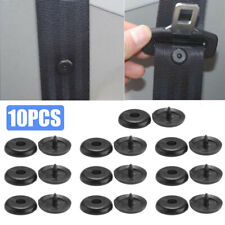 10Pcs Black Clip Seat Belt Stopper Buckle Button Fastener Car Safety Accessories