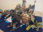 Vntg Mega Bloks Dragons Krystal Wars Vorgan Stronghold & Marauders Cliff 2 Sets