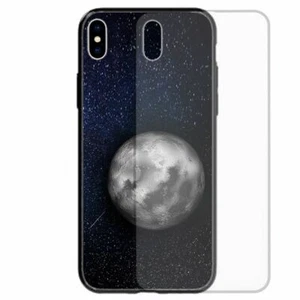Para Apple iPhone Series Tempered Glass Phone Case - Full Moon Starry Night GC02 - Imagen 1 de 1