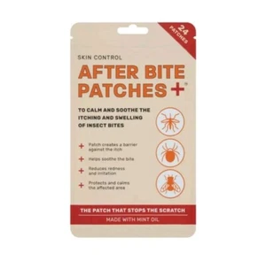 Skin Control After Bite Mozzie Patches+ Stops Itch Scratch 24 Pack Free Postage - Picture 1 of 2