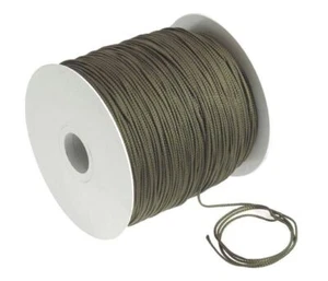 Hoochie Para Cord 500 mt 2 mm Roll Army Green Australian Made Military Survival - Picture 1 of 2