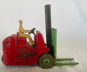 Vintage Meccano Dinky 14c / 401 Coventry Climax Fork lift Truck Red - Bild 1 von 6