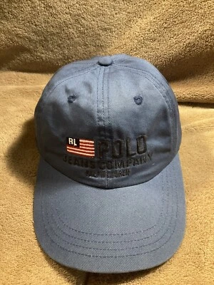 Polo deportivo Ralph Lauren vintage años 90 gorra con correa hechizo bandera americana EE. UU. Foto 1 de 4