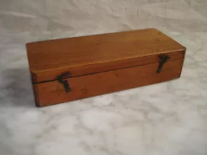 Ancien COFFRET Bois pour BALANCE de Précision - Imagen 1 de 10