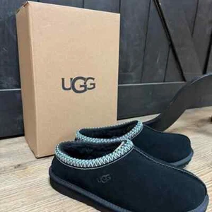 New UGG Big & Little Kids Tasman II Slipper (Black) 1019066K, 100% Authentic - Picture 1 of 6