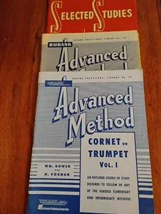Lot of 3 Rubank Advanced Method - Cornet or Trumpet - Picture 1 of 4