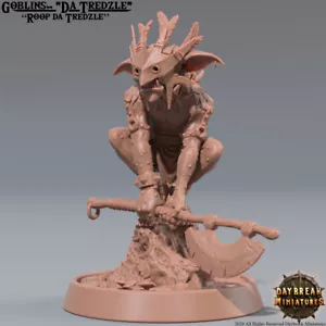 Goblin Guard, Tabletop DnD RPG Wargames Fantasy Warrior Goblin Fighter Miniature - Picture 1 of 3