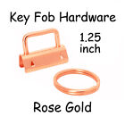 10 porte-clés matériel avec ensembles de porte-clés - 1,25 pouce (32 mm) - au choix parmi 5 finitions 
