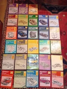 WHOLESALE JOBLOT 28X HAYNES SERVICE WORKSHOP REPAIR BOOK MANUAL CAR MECHANIC - Picture 1 of 10