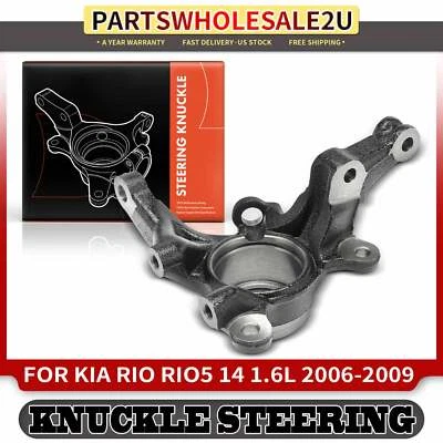 Front Left Steering Knuckle for Hyundai Accent 2006-2011 Kia Rio Rio5 2006-2009 - Image 1 of 4