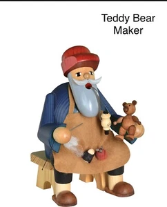 Clearance-KWO Erzgebirge Teddy Bear Maker German Incense Smoker-Great Christmas - Picture 1 of 4