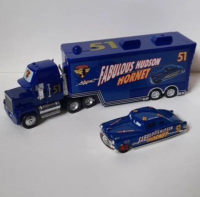 CAMION FABULOUS HUDSON HORNET+ DOC auto CARS Disney Pixar car sfuso maclama - Immagine 1 di 4
