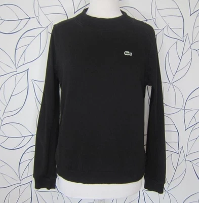 Sudadera de golf Lacoste SPORT polar para mujer negra talla 38, logotipo M PGA en la manga Foto 1 de 4