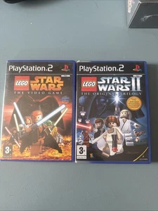 Lego Star Wars 1 + 2 Ps2 Games Complete With Manuals - Picture 1 of 3