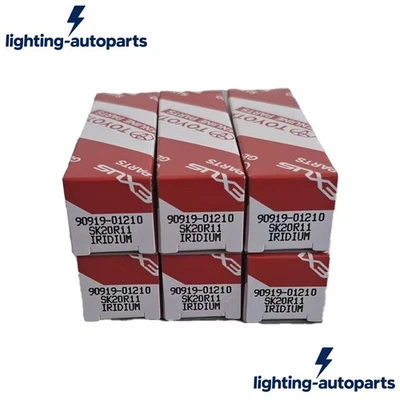 NEW 6PCS DENSO Iridium Spark Plugs OEM 90919-01210 SK20R11 3297 for Toyota Foto 1 de 4
