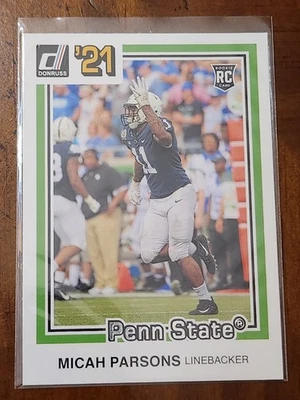 2021 Panini Chronicles Draft Picks - Donruss Retro Micah Parsons #27 (RC) - Image 1 of 2