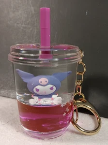 Hello Kitty and Friends Sanrio Kuromi Tea Cup Keychain Purple Cute Tsunameez - Picture 1 of 4