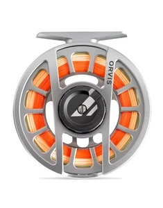 NEW $259 ORVIS HYDROS II 3/4/5 WEIGHT FLY REEL IN SILVER COLOR - IN STOCK - Picture 1 of 3