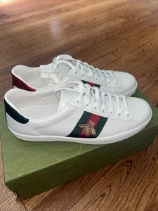 Zapatillas Gucci Hombre Ace Bees Bee 429446 Talla 11 (US 11.5) - Imagen 1 de 6