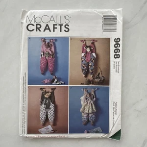 McCall’s Crafts 9668 Sewing Pattern | UNCUT | Hanging Bag Holders VTG 1998 - Picture 1 of 7