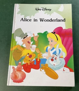 1986 Großdruck Walt Disney Oversize HC Alice im Wunderland Twin Gallery Bücher - Bild 1 von 9