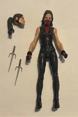 Marvel Legends Daredevil Series - Elektra Man-Thing BAF Wave 6” Figura suelta Foto 1 de 4