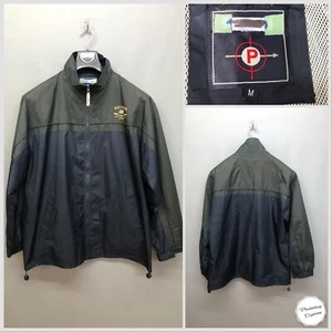 Chaqueta retro Bar Harbor EE. UU. para hombre azul marino negra con cremallera mediana ligera - Imagen 1 de 12