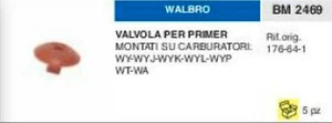 176641 VALVOLA PRIMER CARBURATORE WALBRO WY WYJ WYK WYL WYP WT WA valvolina - Picture 1 of 1