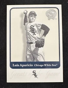 Fleer Greats of the Game 2001 #103 ⚾️ Salón de la fama Luis Aparicio ⚾️ Medias Blancas de Chicago 🧦 - Imagen 1 de 6