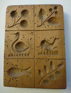WUNDERSCHÖNES HOLZ MODEL HOLZMODEL MOTIV Kirsche Beere Ente Vogel Fisch Blätter - Bild 1 von 5