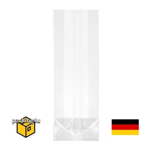 OPP-Blockbodenbeutel Siegelnaht 100+60x280mm 50my Teebeutel Beutel Tüte 1000 Stk - Bild 1 von 1