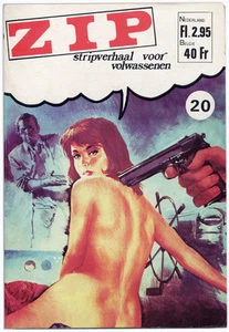 Vintage ZIP #20 (1970s) Sexy COMICS from FRANCE Netherlands Edition - Picture 1 of 2