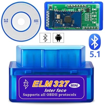 Mini ELM327 V2.1 OBD2 Bluetooth Herramienta de Diagnóstico de Coche Escaneo Inteligente para Android Foto 1 de 4