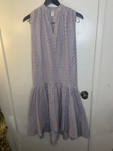 Tia Cibani Girls' Fit Flare Tea Dress Purple Green, Age 9/10 - Picture 1 of 4