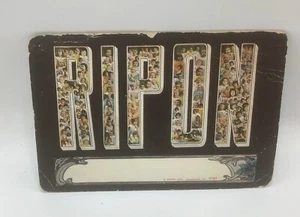 Ripon Wisconsin - Cartas grandes - Postal - 1900-1910 - SIN PUBLICAR 4180 - Imagen 1 de 2