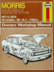 Haynes - Morris Marina 1.8 MK 1 Y 2 / 1971 - 1978 Manual Del Propietario - Usado - Imagen 1 de 7