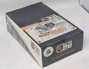 Juego profesional de tarjetas de hockey francesas de la NHL 36 paquetes 1991 sellado de fábrica nuevo - Imagen 1 de 5