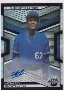 2023 Panini Elite Extra Edition Autogramm #141 Marwys Jorge - Kansas City Royals - Bild 1 von 2