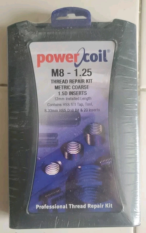 PowerCoil 3520-8.00K Metric Running Coil Threaded Insert Kit 304 Stainless