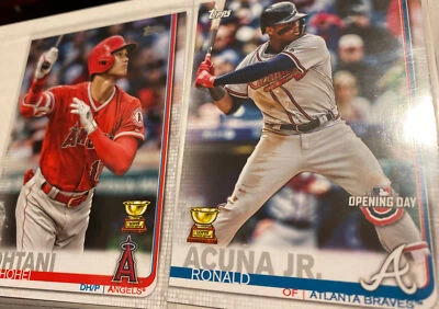 2019 Topps Opening Day  Singles You Pick Complete Set Acuna Soto Trout Base RC - Image 1 of 2