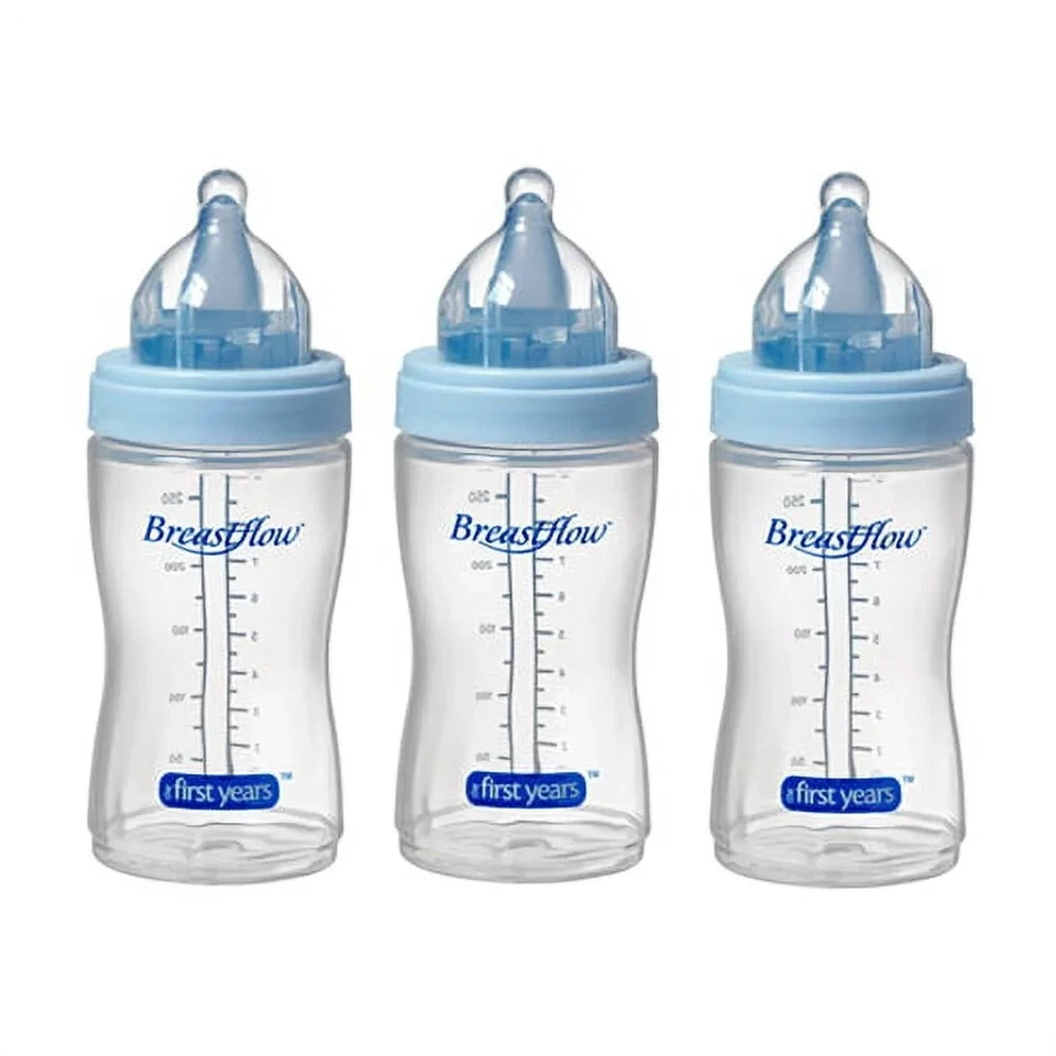 The First Years Breastflow Bottle, 9-Ounce, Set of 3 - Image 1 of 3