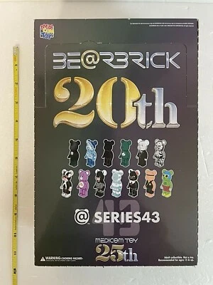 Medicom Toy Series 43 Bearbrick Be@rbrick Case of 24 pcs 20th 25th ANNIVERSARY - Image 1 of 4