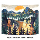 Bedroom Art Mountain Sunset Living Room Forest Trees Wall Tapestry Home Decor