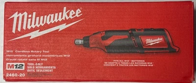 Milwaukee 2460-20 M12 12V Cordless Rotary 1/8” Bare Tool Only OEM Genuine NIB - Image 1 of 4